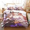 Cool Adorable Gothic Cute Mummy Girls Anime Character Bedding Set 1 Duvet Cover + 2 Pillowcases HD Digital Print Bed Linen