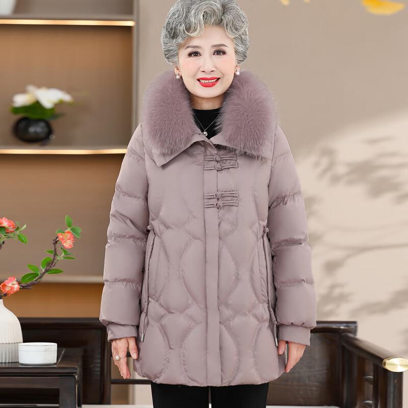 Fèng Xiào Women's Mid-Length Thickened Duck Down Jacket