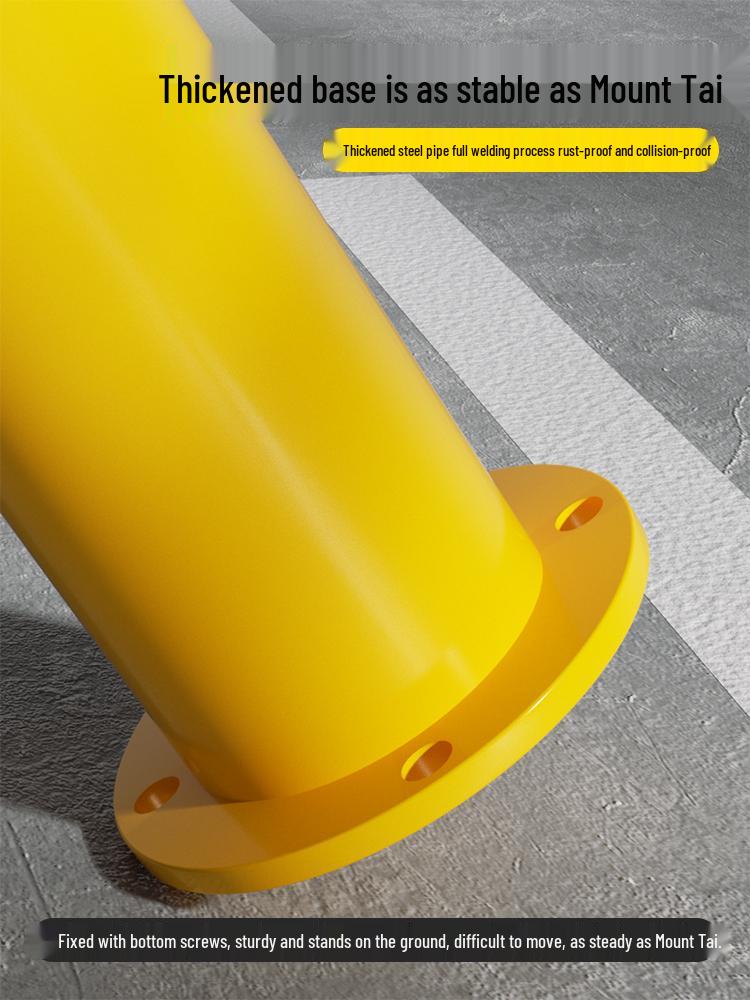 Heavy-Duty U-Shaped Steel Guardrail: Anti-Collision Barrier & Wheel Stopper for Parking Areas Custom size, contact customer service to order
