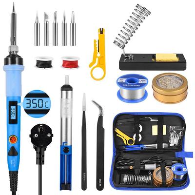 Havya Kiti 80W Dijital Havya Tabancası Kaynak Kalem Aracı Ayarlanabilir Sıcaklık
