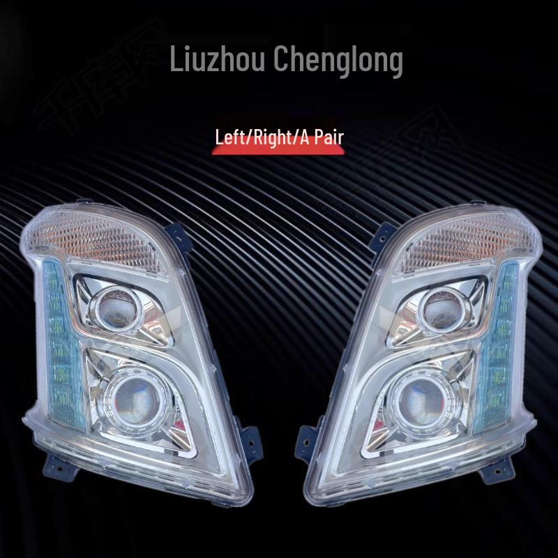 Chenglong H7 and Dongfeng Liuzhou H5 LED Headlight Assembly for Balong M3 Accessories Modification