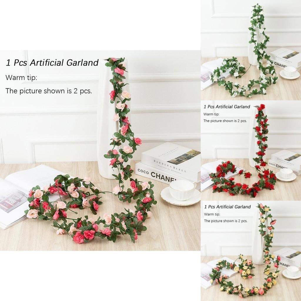 Stunning 2.5m Artificial Flowers Spring Small Peony Ivy Leaf Vine For Elegant Home Decor