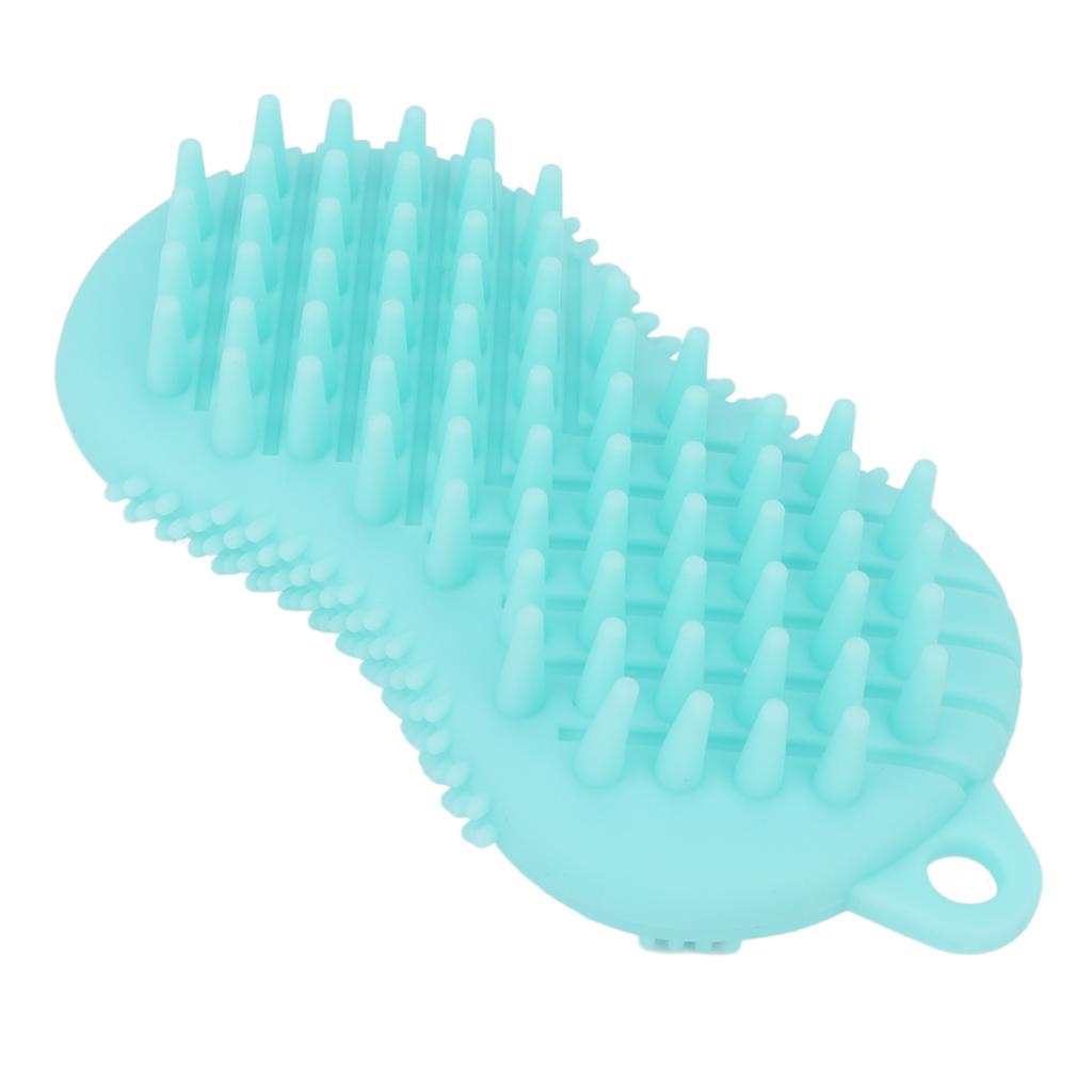 Body Bath Brush Soft Silicone Double Sided Exfoliates Dead Skin Promote Circulation Shower Massage Brush