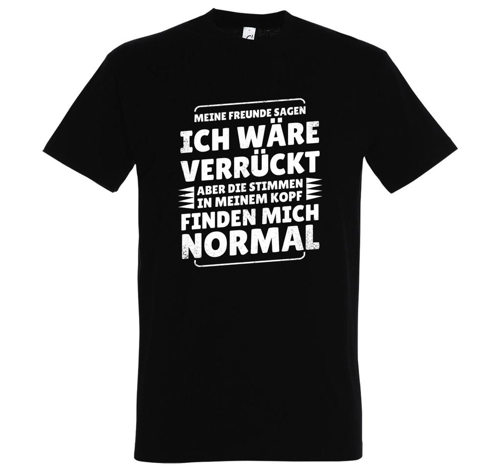 Youth Designz Crazy Normal Men's T-Shirt Cool Funny Fun Saying Friends