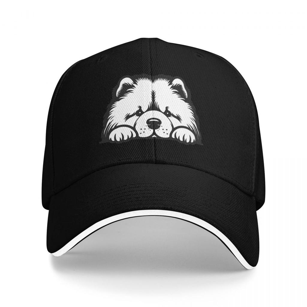 Unisex Baseball Hats Chow Chow Adorable Brown Puppy Outdoor Streetwear Summer Sports Baseball Caps Hip Hop Cap Casquette Hats