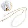 1pcs Metal Buckle Bag Strap Replacement Alloy Lobster Claw Clasps Imitation Pearl Chain  For Handbag