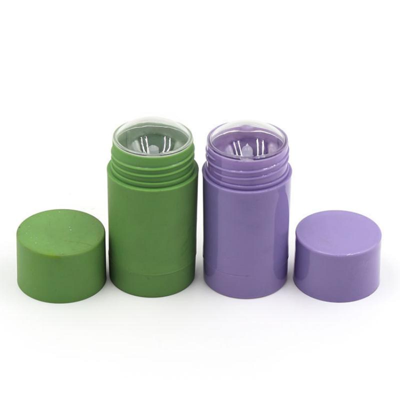 1/2Pcs 30g Empty Refillable Deodorant Container – Plastic Twist-Up Tube for DIY Natural and Crystal Deodorant Sticks