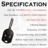Keyless Entry Remote Control Key Fob Replacement Fits for 2004-2014 Ford F-150 F150 2004-2016 F-250 F250 F-350 F350 Super Duty Edge Explorer Escape