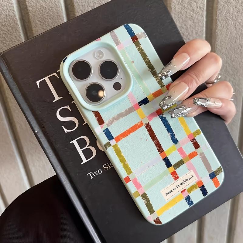 

Fashion Minimalist Striped Print Phone Case For iPhone 17E 16 15 Pro Max 14 13 12 11 XS Max XR 15 Plus 16E 17 Air Bumper Cover iPhone XR