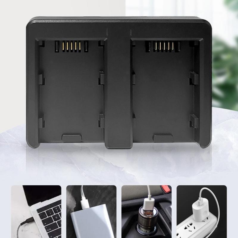 Camera Battery Charger Micro USB and Type-C Dual-Slot For NPX-108 Digital Camera RX200 Battery Charging