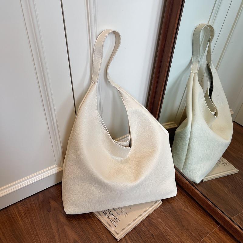 Retro Large-capacity Bag Women's New Casual Commuter Underarm Shoulder Bag Fashionable Versatile Tote Bag