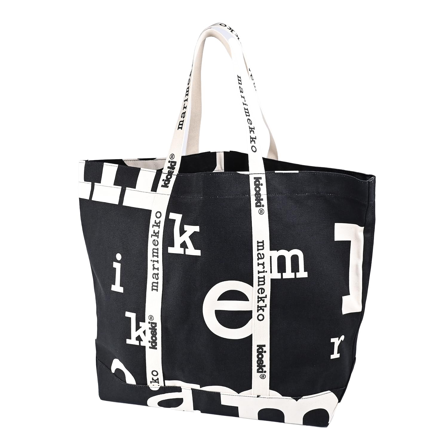 Сумка-тоут Marimekko Carrier Big, Женская Marimekko, Черно-белая, 92249 092249 910 [Б/у]