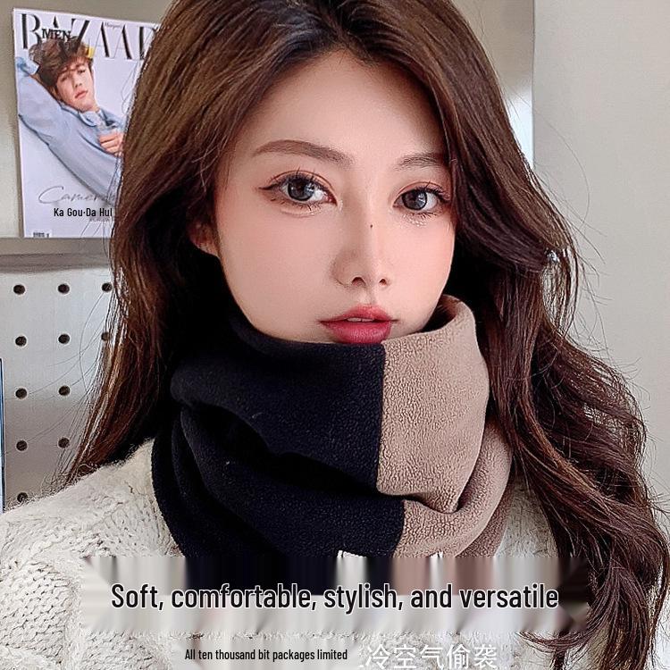 Fular antivânt unisex pentru ciclism: Gros, Căptușit cu Fleece, Călduros pentru Toamnă & Iarnă