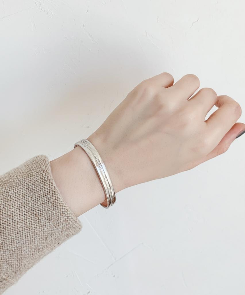 Sabona London S6 Silver Plated Windsor Copper Bangle