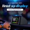 Smart HUD Display, 2.2 Inch Digital OBDII Speedometer Car Head Up Display with Displays Speed,
