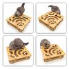 Cat Puzzle Toy Felt Puzzle Box Cat Exercise Toy With Ball Indoor Sports Entertainment Hunting Cat Toys For Indoor Cats