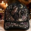 D print Halloween baseball cap women's spring and summer sunshade sun protection cap American style versatile fashion hat sun protection