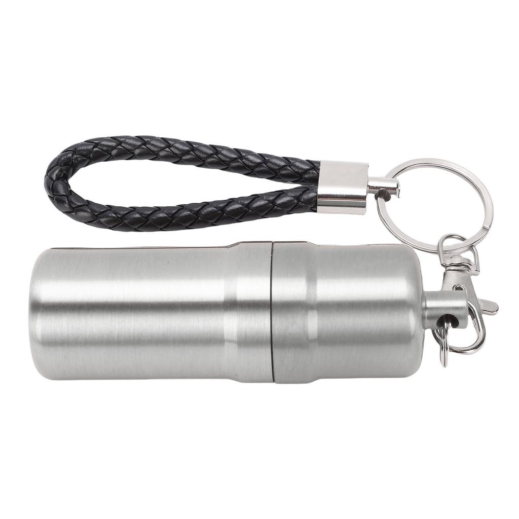 Portable Metal Storage Jar Aluminum Alloy Airtight Container Multipurpose Water Proof Small Bottle for Outdoor Camping Travel