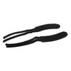 1 Pair Fixed Gear Road Bike Bicycle Cycling Adhesive Pedal Toe Clip Strap Belt Black