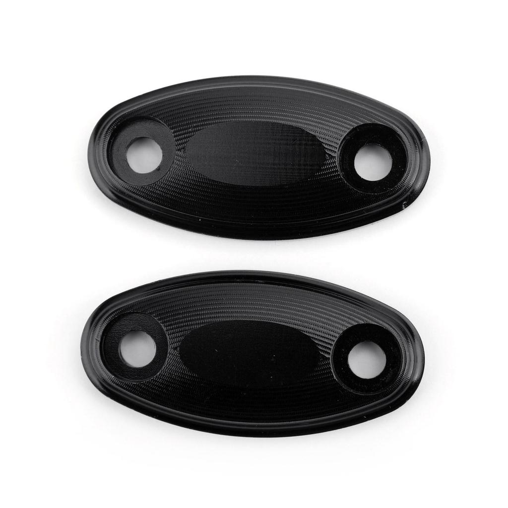 NEW Engraved Mirror Block Off Base Plates For Honda CB650F 125R 250R 17-18 Black
