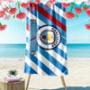 Manchester City FC Trykk Strandhåndkle, Stort Mykt Hurtigtørkende Håndkle for Strand Camping Svømming