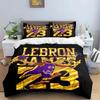 2025 Fashion Basketball Star A-LeBron J-James Printing Bedding Set Duvet Cover Comforter Bed  Youth Kids Girl Boys Birthday Gift