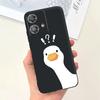 Etui do Motorola Moto Edge 40 Neo 5G Fajny Styl Miękki Silikon Guma Odporne na Uderzenia Pokrowiec na Telefon Wzór Kreskówkowy Fundas Edge40 Neo