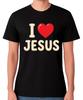 I Love Jesus Christ T-Shirt Christian Faith Religious Graphic Unisex Tee