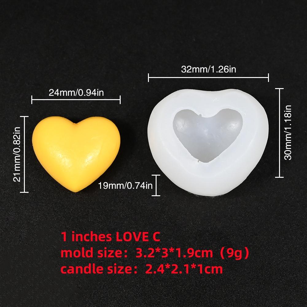 

3D Valentine s Day Love Silicone Mold Handmade Heart shaped Rose Ball Aromatherapy Candle DIY Korean Mousse Cake Baking Tool