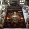 Liverpool Fc Customize Your Name Area Rug Perfect For Decorate Room Foyer Hallway Outdoor Antislip Carpet Office Home Decor