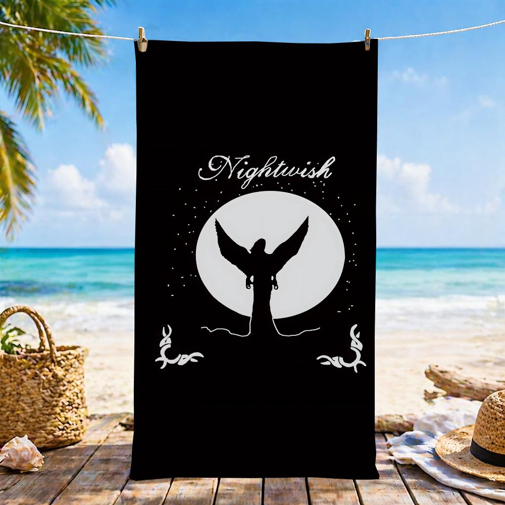 N-Nightwish Towel Microfiber Beach Towel, Quick-Dry, Sand-Free, Ultra-Fine Fiber, Super Soft.