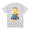 Minye Minion Face Print Tshirt Funny Meme Style Casual Wear Streetwear Unisexs Tshirt