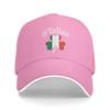 O'talian Half Irish Italian Flag Heritage St Patrick's Day Casual Baseball Cap  Outdoor Gym Trucker Hat Summer Sun Baseball Caps