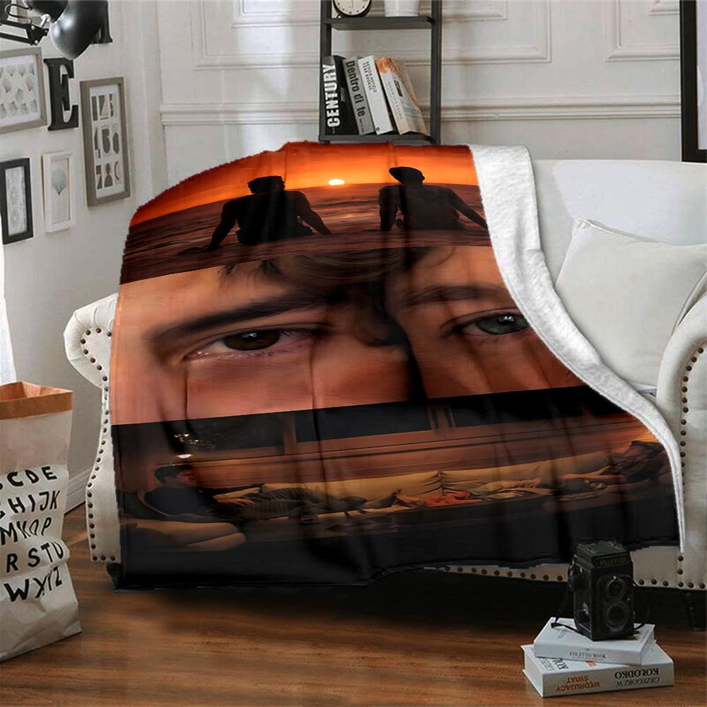 Sunset Reflections Eyes Home Blanket Soft Throw Blanket For Home Bedroom Bed Sofa Travel Office Solid Christmas Blanket