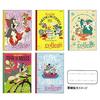 Kyokuto Tom and Jerry Retro Notebook, B5, 5-Pack, 6.5mm Dot Ruled, U17505