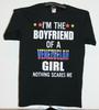 I'M THE BOYFRIEND of a VENEZUELAN GIRL T-Shirt Medium, Black