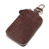 [Revetta] Crocodile Leather Smart Key Case, Brown, Genuine Leather, Matte Finish [083-2crk]