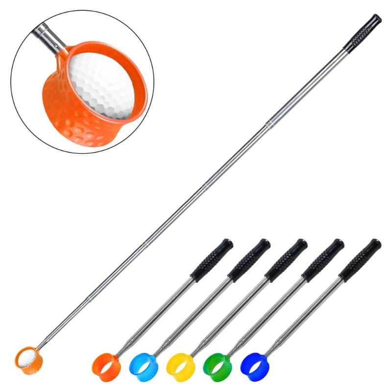 Portable Golf Ball Grabbers Pickup Tool Aluminum Alloy Golf Ball Grabbers Telescopic Ball Retrievers Easy to Use