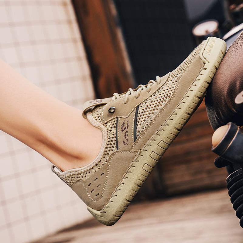 Mode CYYTL Herenschoenen Mesh Zomer Handgemaakt Kwaliteit Sandalen Casual Ademend Outdoor Wandelen Modeontwerper Luxe Tennis Sneakers