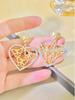 European & American C-Shaped Heart Velvet Stud Earrings for Women – Elegant Korean Style Accessories.
