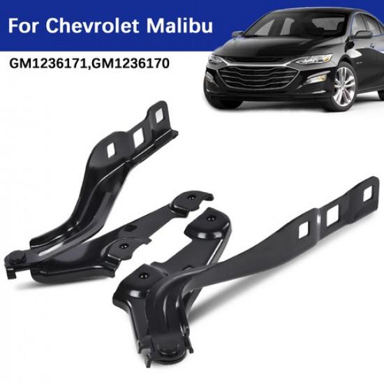 Pair Hood Hinges For Chevrolet Malibu 2016- Driver Passenger Side GM1236170