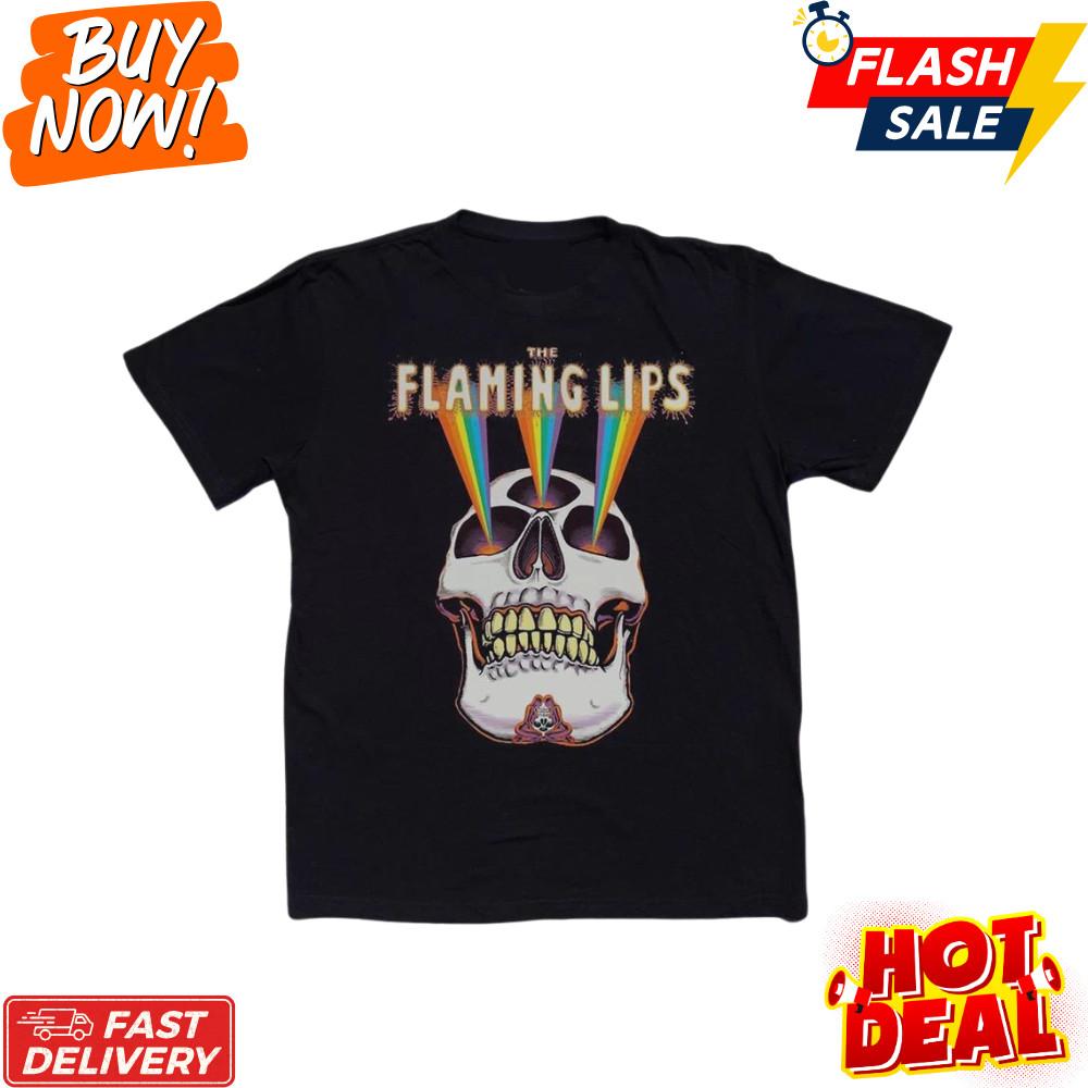 New The Flaming Lips Inspired Fan Made Reprint T-Shirt Short Sleeve Unisex S-5XL Unisex T-Shirt XXXL