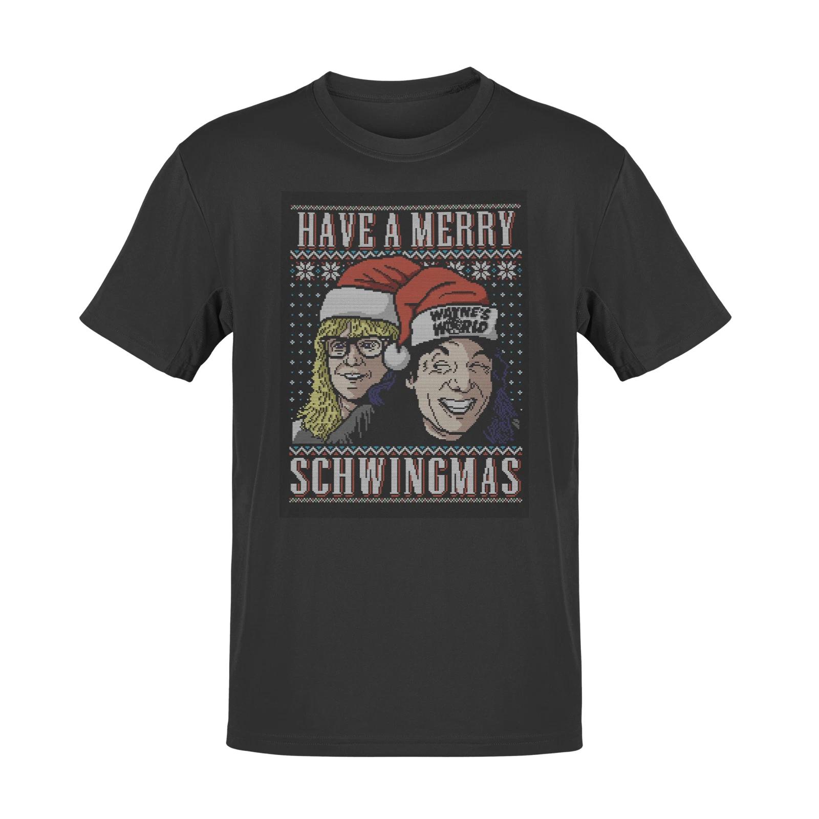 Waynes world comic cartoon film movie 90s halloween christmas t shirt XL