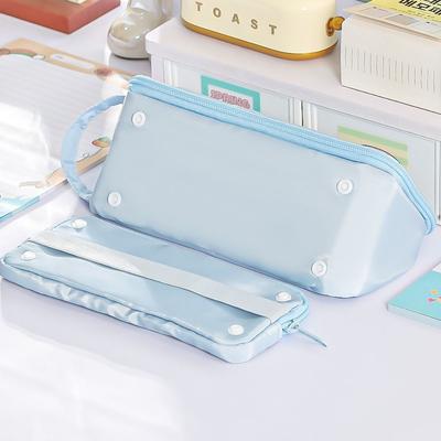 Hochwertige Dopamin-Farbe Stifteetui Abnehmbar Mehrschichtiges Federmäppchen Handheld Schreibwaren-Organizer Schüler