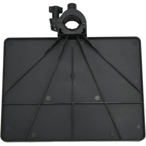 Microphone Stand Tray, Sound Card Tray, Multi-function Live Broadcast Stand Tray, Mobile Phone Tripod Accessory with Rubber Pad for Stage Control Room
