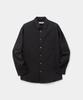 Kueo Solid Crease Shirt (Black)