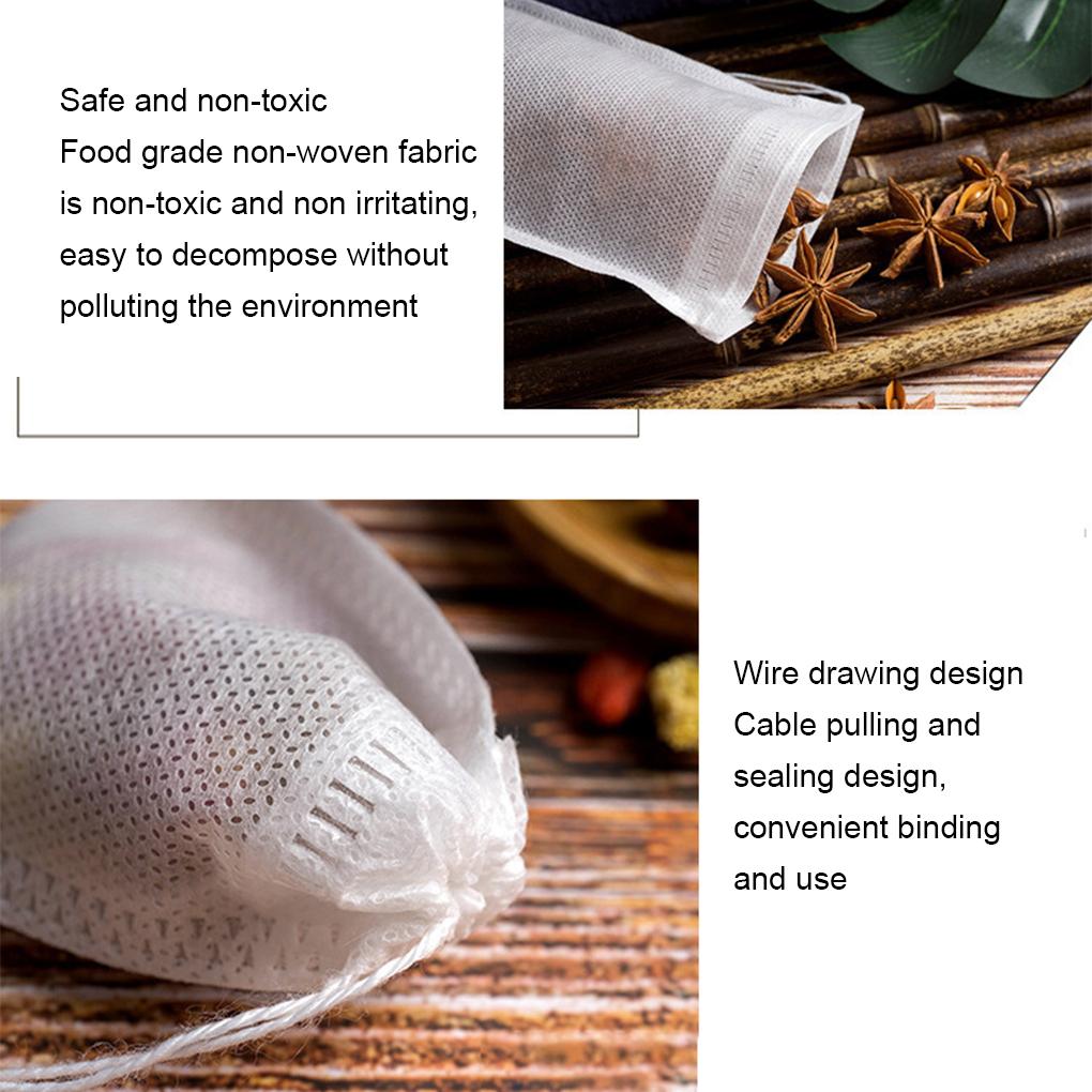 200pack/lot Tea Filter Bags - Essential For Tea Drinking quick Dissemination Tea Strainers Filters Filter Bags Empty