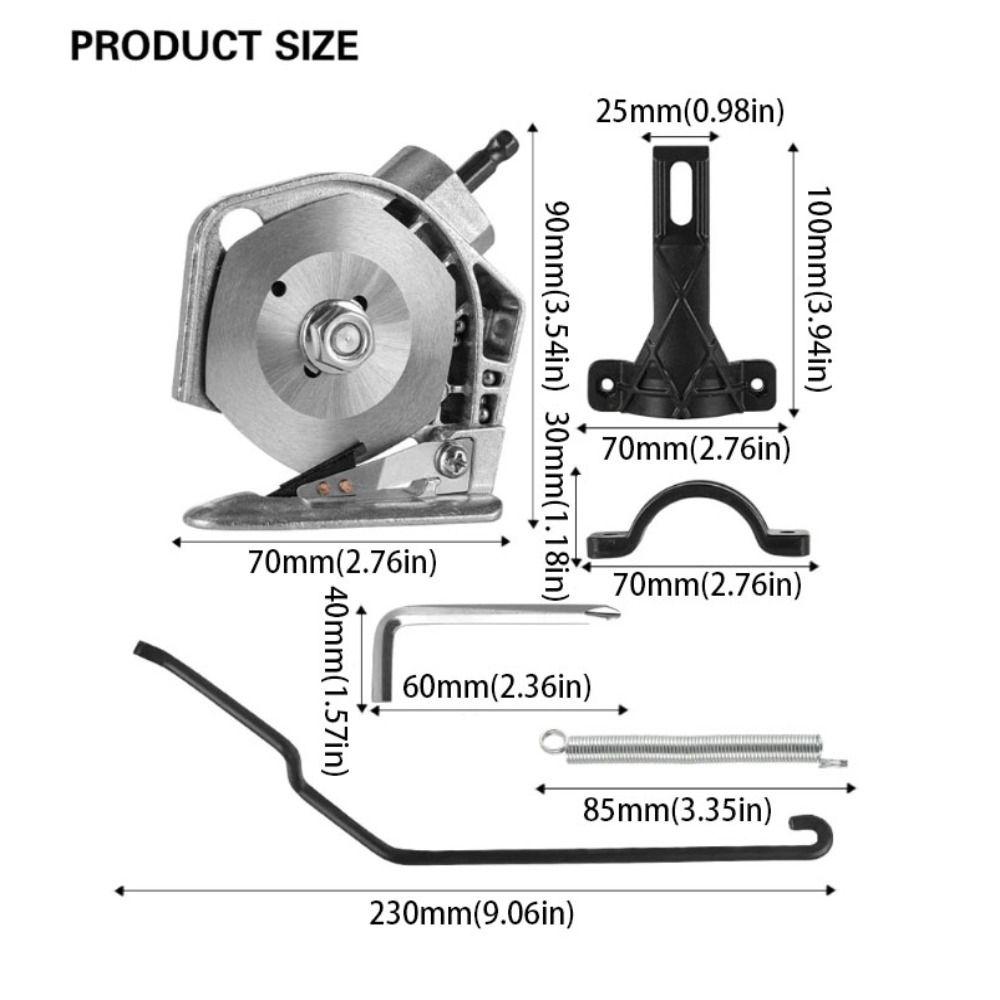Handheld Impact Drill Cloth Cutter Parts Fabric Cutter Conversion Tool  Fabric Paper
