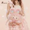 Cute Rabbit Plush Big Face Backpack & Crossbody Bag