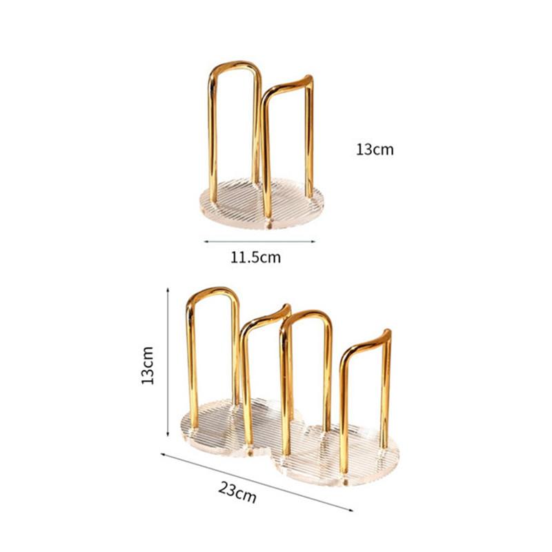 Disposable Cup Storage Holder Rack Shelf Water Tea Cups Acrylic Dispenser with Longer Stick Mug Display Stand Organizer Supplies